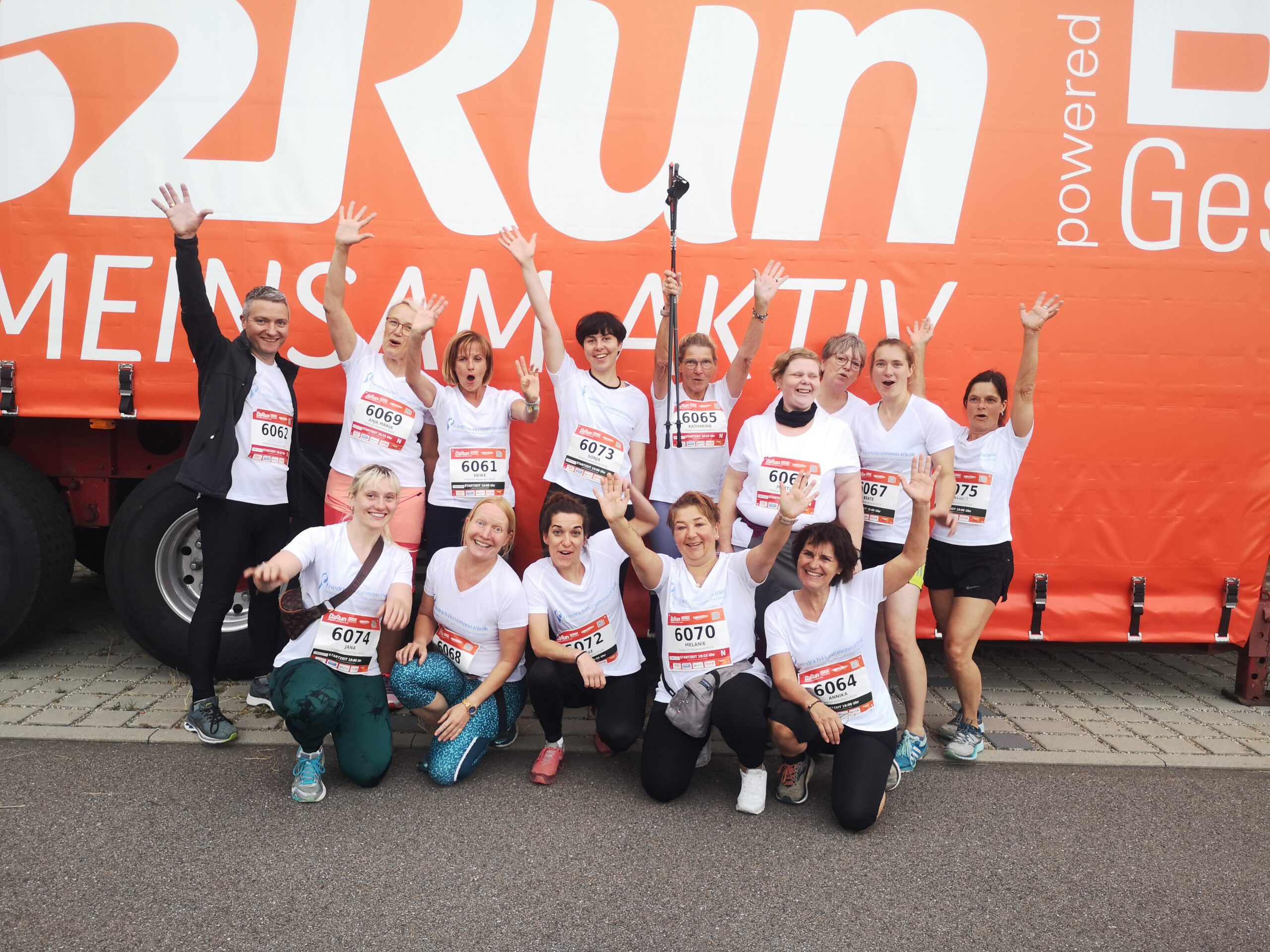 Gruppenfoto beim B2Run 2024